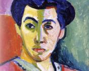 亨利 马蒂斯 : 马蒂斯夫人的肖像(绿色条纹)